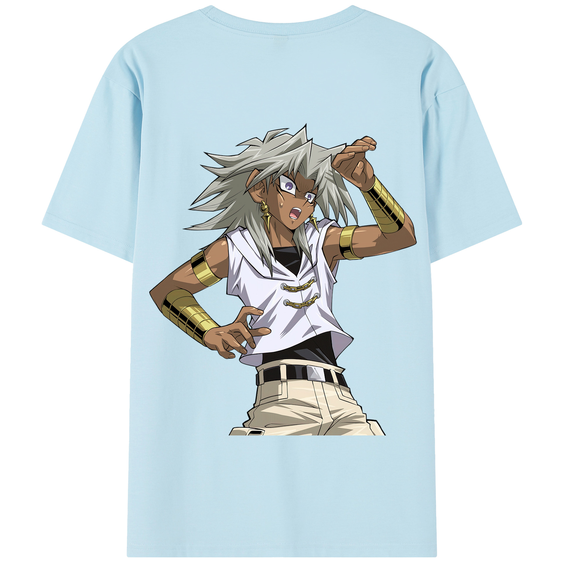 （画像用） 遊☆戯☆王 Yu-Gi-Oh! 綿100％半袖Tシャツ（背面プリント）